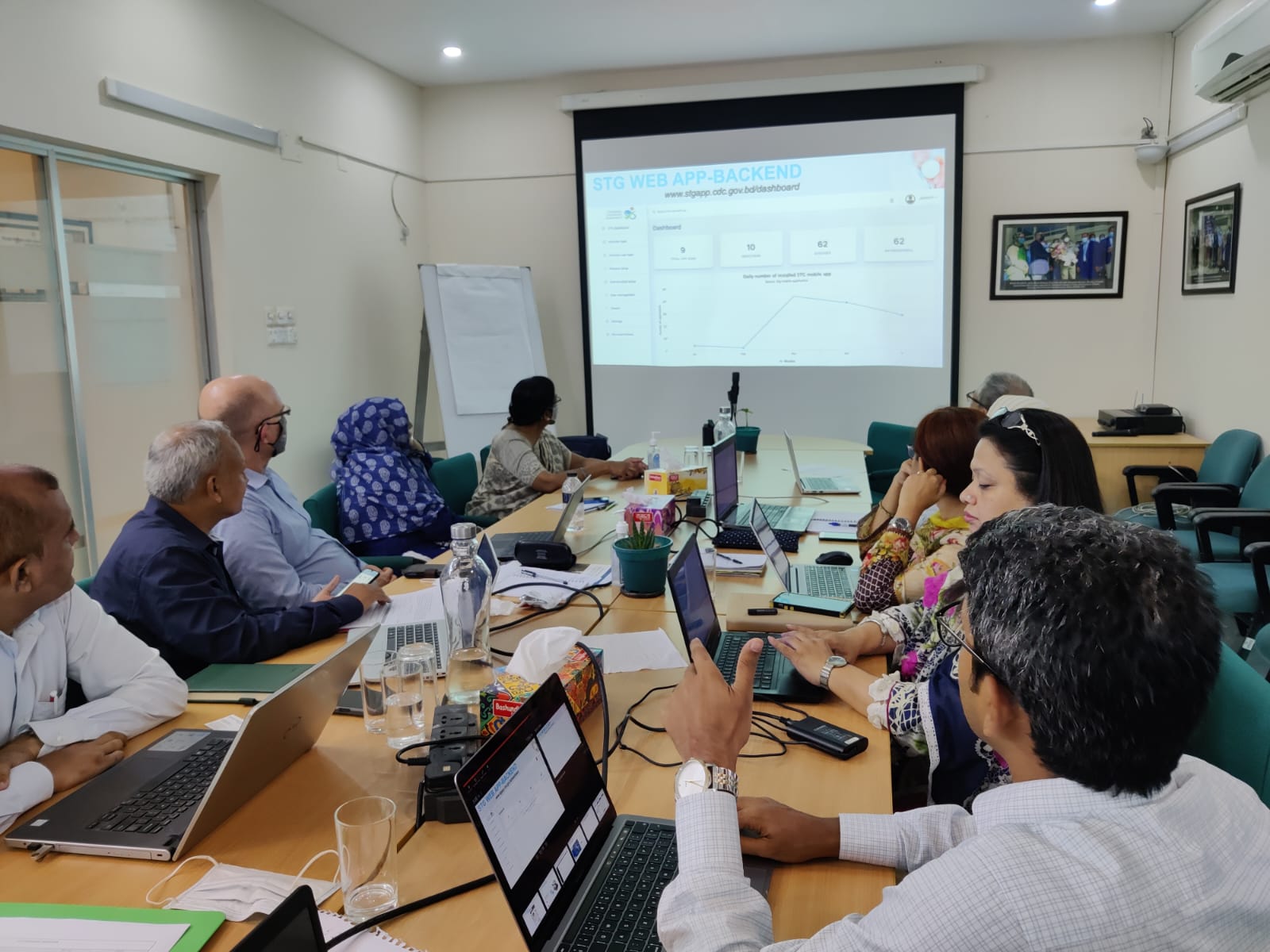 STG Web App demonstration to MSH